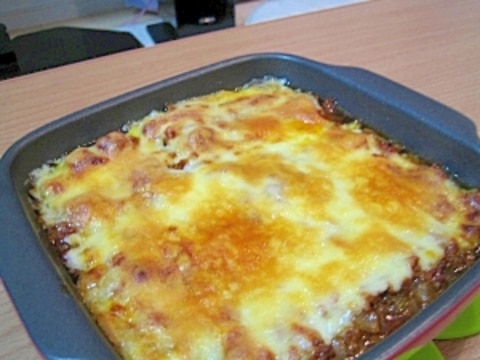 餃子の皮で簡単ラザニア☆